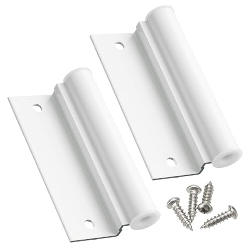 Screen Door Lower Hinge Leaf for Andersen Screen Doors Aluminum White Screen Door Hinge (2 Pack) - size: Screen Door Lower Hinge Leaf