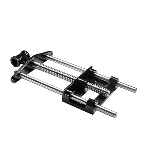 HFS(R) 9 Inch Woodworking Bench Vise, Heavy Duty Front Screw Vise for Workbench Chrome plating Leg Vise Hardware Woodworking with Mounting Screws - size: 9"