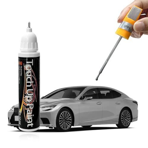 Touch Up Paint Pen for Cars, 2 in 1 Quick Drying Touch Up Pen Lasting Auto Scratch Remover, 0.4 Fl Oz Color Accurate Paint Pens Quick & Easy Solution to Repair Scratches (Gray) - color: Gray