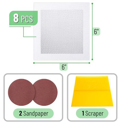Bates- Drywall Repair Kit, 11 pcs, 6 Inch, Dry Wall Patch Kits, Wall Repair Patch Kit, Wall Patch Repair Kit, Drywall Hole Patch, Drywall Patch Kit, Wall Hole Repair Kit, Drywall Patch Hole - size: 11 pcs, 6"