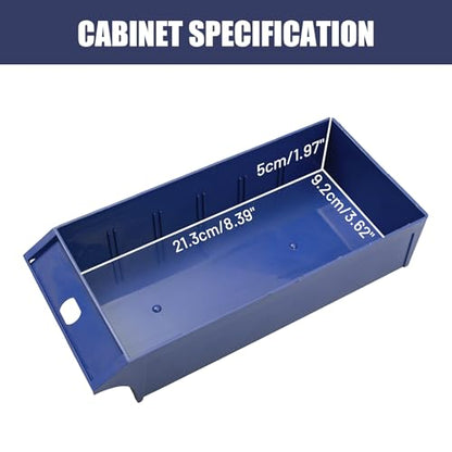 biosp 40 Drawers Bolt and Nut Tool Storage Cabinet Parts Cabinet Hardware Organization Shelves Bolts Bin Tool with ABS Material Drawer Label Stickers for Tool Hardware Storage, Grey