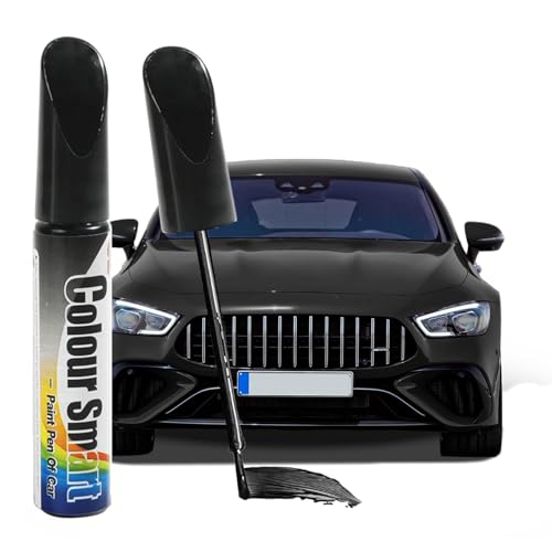 Touch Up Paint for Cars, Car Paint Scratch Repair, Two-In-One Car Touch Up Paint Fill Paint Pen, Car Accessories Quick And Easy Car Scratch Remover for Repair Minor Automotive Scratches - color: Black