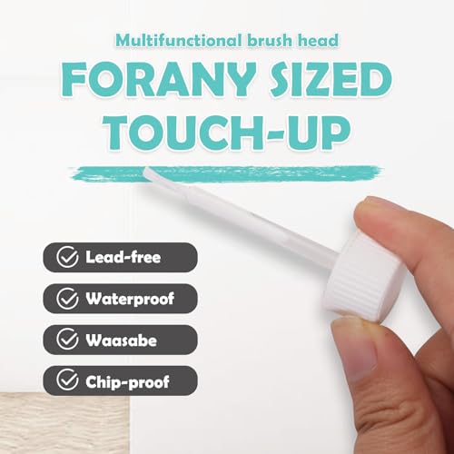 Touch up Paint, Matte White Finish, for Cabinets, 1.76 Fl OZ Multi Surface Touch Up Paint Pen for Scratch Repair for Wall, Door, Wood, Furniture, Interior and Exterior House Paint (Matte White)