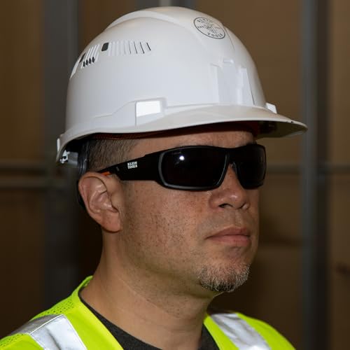 Klein Tools 60471 Safety Glasses, ANSI Z87.1+ Pro Full Frame Gasket Safety Glasses, Gray Lens, UV Protection, Anti-Fog, Scratch Resistant - size: Gasket, Gray
