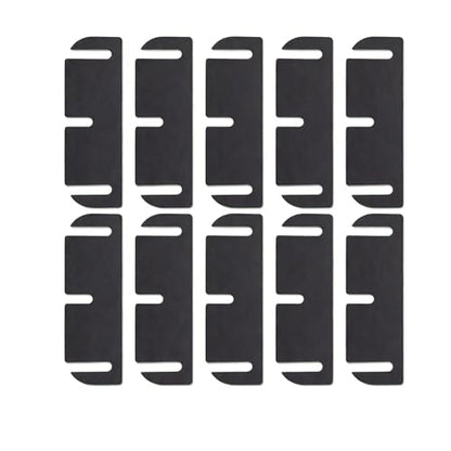 10 Pcs Door Hinge Shims,3.5 Inch Doors Hinge Shims Hinge Spacer for Repair Kit,Filling Gaps Align Prevents Air Leakage Sticking or Misaligned Doors,Can Be Trimmed,0.06 Inch Thick