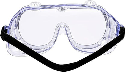 keebomed Chemical Splash/Impact Safety Goggle, Soft, Adjustable 1 -Pack