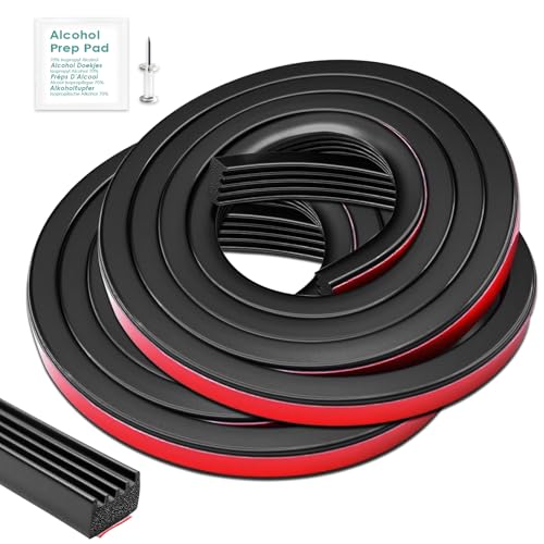 2 Pcs 326A0004 Ribbed Bulkhead Seal Strip 3/5" X 65", Tonneau Cover Bulkhead/Service Kit/Self-Adhesive EPDM Foam Rubber Seal W/Tape/Ideal Weather Stripping - style: 2 Pcs