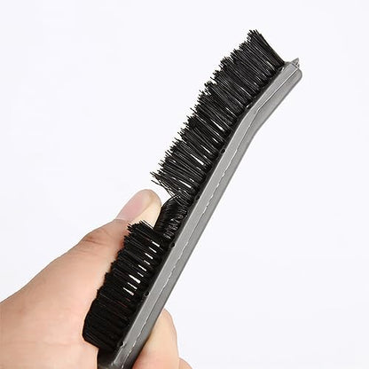 Kitchen Stove Gap Cleaning Nylon Scrub Brush, Hard-Bristled Crevice Cleaning Brushes Set for Range Hood Grease Grime, Clean Tiles Corners, Bathroom, Shower, Door Window Track (5 Pcs)