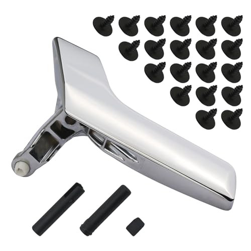 Metal Interior Door Handle Repair Kit (Chrome) | Compatible with Mercedes Benz W204 X204 C230 C250 C280 C300 C350 C63 GLK250 GLK280 GLK300 | Inside Inner Front or Rear Left Driver Side Door Lever - color: Chrome, style: LH