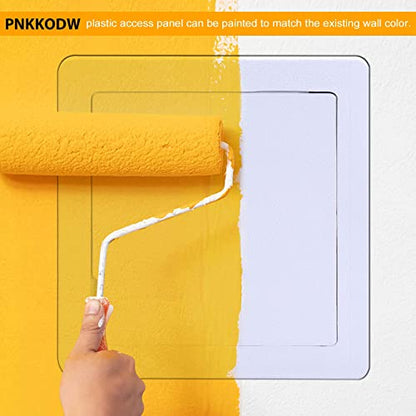 Plumbing Access Panel for Drywall 8 x 8 Inch Plastic Access Door Removable Wall Access Panel Ceiling Reinforced Hinged Durable White - size: 8 x 8 Inch