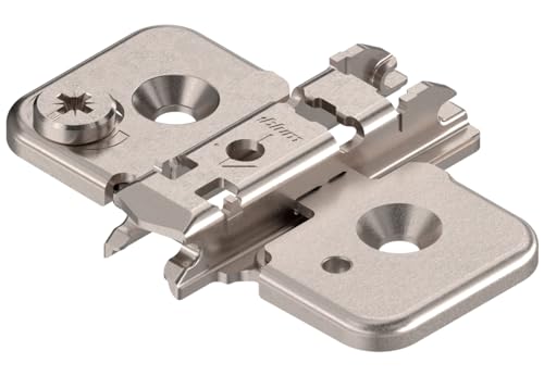 Blum Nickel-Plated Steel Clip Top Frameless Cam-mounting Plate (Pack of 5)