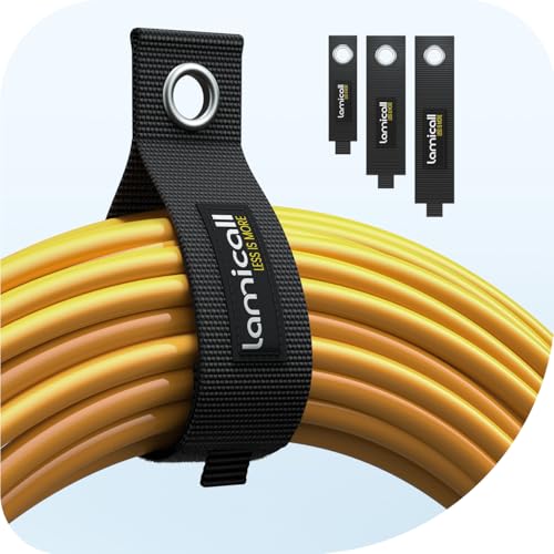 Lamicall Heavy-Duty Extension Cord Storage Straps - 3Pack Garage Storage Organizer, Durable Nylon Cord Holder Straps for Workshop RV Shed, 3 Sizes (10", 14", 18") for Tools Organization, Gifts for Men - size: 3Pack - 3Size(10"/14"/18")