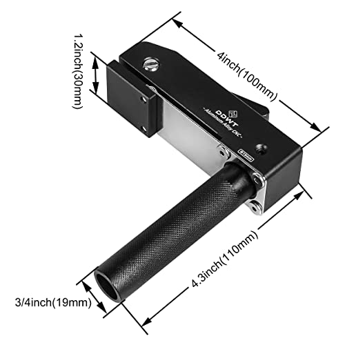 Bench Dog Clamp 3/4 Inch (19mm) Dog Hole Hold Down Clamp Aluminum Alloy for Woodworking MFT Table Workbench (2 Pack)