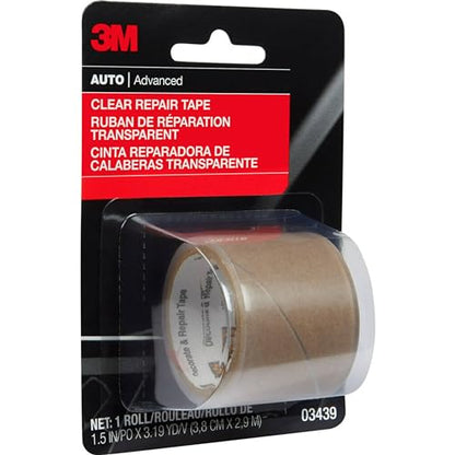 3M Clear Repair Tape, 03439, 1-1/2 in x 115 in - size: 1.5 in x 115 in, style: Clear