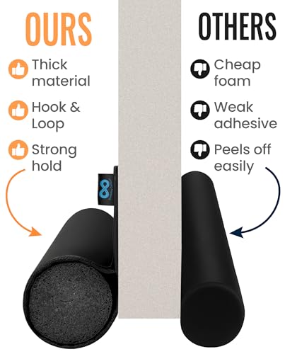 Everlasting Comfort One Sided Door Draft Stopper for Bottom of Door, Quick Install, Sound Proofing Strip Gap Filler, Blocks Cold Air & Noise for Home, Bedroom and Apartment Insulation, Fits 36" Doors