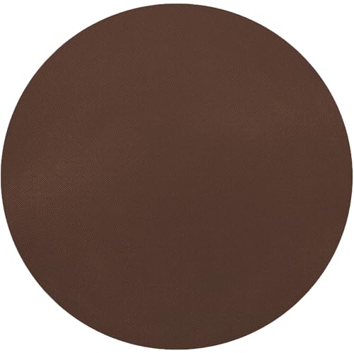 Non Skid Rubber Furniture Pads for Recliners,Furniture Grippers, Gripper Pads,Anti Slide Furniture Pads Hardwood Floor Protector,Fits Recliners,Swivel Chairs,Brown Solid Pad (27.5’’ Outside Diameter) - size: R-Coffee-S-27.5"