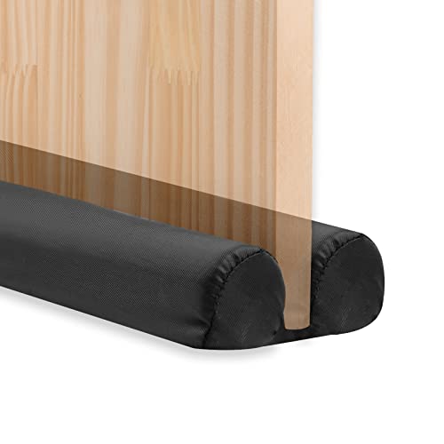 Adjustable Under Door Draft Stopper - Effectively Blocks Cold Air, Wind, Dust, and Reduces Noise - 36" Length - size: 36 inches