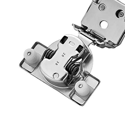 Ravinte 2 Pack 1 Pair 1-1/4 inch Overlay Soft Close Kitchen Cabinet Hinges Stainless Steel Adjustable Kitchen Hinges Satin Nickel Cabinet Hardware - size: 1-1/4 inch Overlay