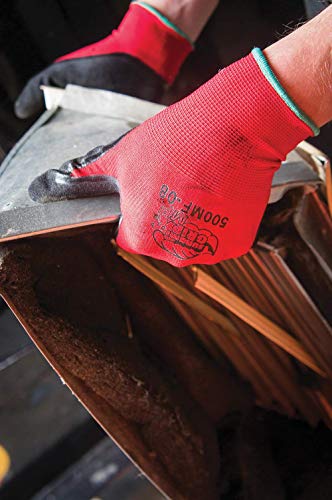 Global Glove 500MF - Tsunami Grip Mach Finish Nitrile Coated Gloves - Medium
