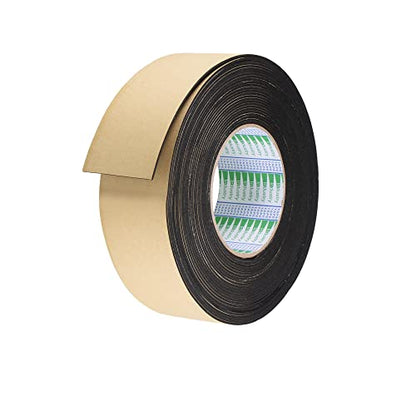 uxcell Sealing Foam Tape 50mm Wide 1.5mm Thick 10m/32.8ft Long, EVA Self Adhesive Weather Strip for Window Door Insulation - size: 50mmx1.5mmx10m