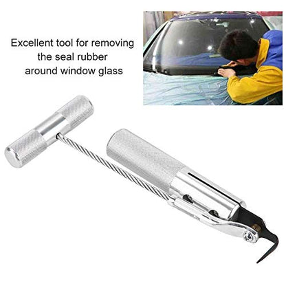 Windshield Removal Tool, Auto Glass Removal Tools, Windshield Trim Removal Tool Car Windshield Replacement Tools Repair Automotive Pry Cutter Tempered Steel Blade