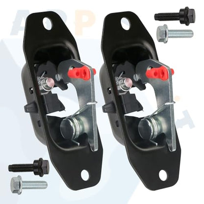 APPERFiT Tailgate Hardware Rebuild Kit for Truck Bed Door Compatible with 2007-2014 Chevrolet Chevy Silverado/GMC Sierra Tailgate Parts Tail Gate Handle Latch Hinge Cable Striker Bolt Set - style: 2007-2014 w/o lock