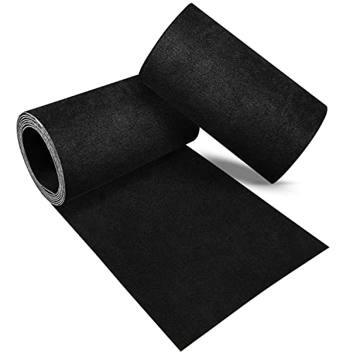 Azobur Sofa Fabric Repair Patch - Self-Adhesive Microfiber Patch for Couch, Multicolor - color: Black, size: 4" x 30"-2 ROLLS