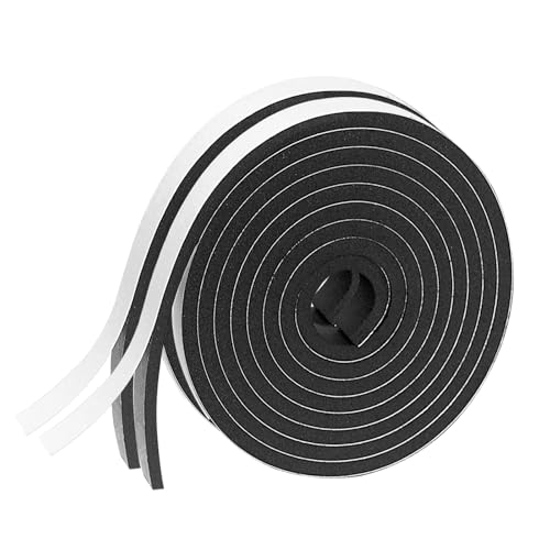 Foam Insulation Tape self Adhesive,1/2In x 1/8In x 33Ft Weather Stripping for Doors and Windows,Sound Proof soundproofing Door Seal,Weatherstrip,Pipe Cooling, Air Conditioning Seal Strip - size: 1/2In x 1/8In x 33Ft