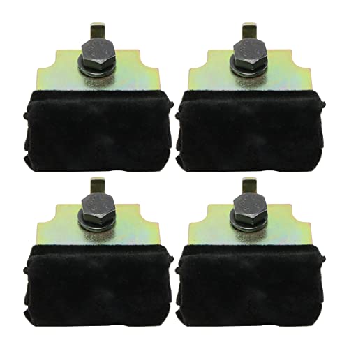 Door Glass Anti-Rattle Cushion Kit Compatible with 1969-1982 Chevy Corvette C3 C4 - 4-Piece Set Side Window Anti-Rattle Cushion Kit