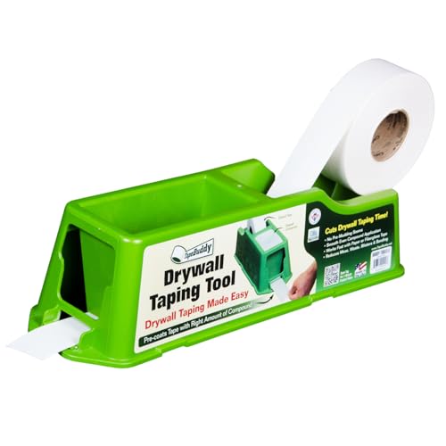 Buddy Tools TapeBuddy Drywall Taping Tool - Simplifies Drywall Banjo Taping - Reliable & Efficient Tape Dispenser for DIYers - Easy to Use - Reduces Mess and Waste
