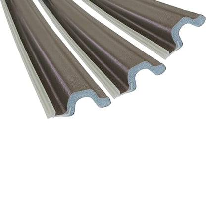 MEGA Reach Foam Weatherstrip (3 Pieces), Foam Weatherstrip for Door, 97 Inches (Bronze) - color: Bronze