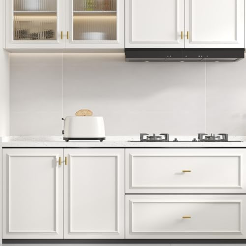 Goldenwarm 5Pack Single Hole Gold Cabinet Knobs and Pulls Door Cupboards Drawers Bedroom Furniture Handles 2 Inch Overall Length Brushed Brass - color: ‎Brushed Brass, size: 5 Pack