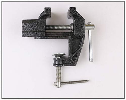 Mini Table Clamp, Small Bench Vice, New upgraded cast iron manufacturing Jewelers Hobby Clamps Craft Repair Tool Portable Work Bench Vise (mini) - size: Mini 2.0" Black