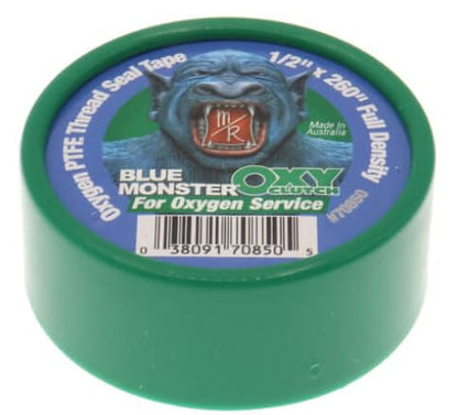 Two Pack - 70850 Blue Monster for Oxygen 1/2" x 260" Green PTFE Thread Seal Tape Blue Monster for Oxygen Service Oxy Clutch Full Density