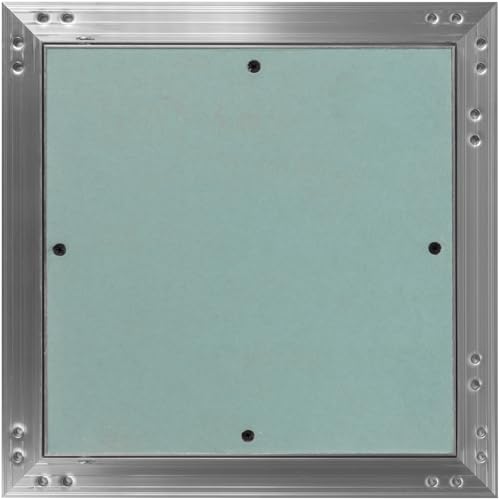 10" x 10" Waterproof Drywall Access Panel, Tileable and Paintable Ceiling and Wall Access Panel for Drywall, Wire Cover for Wall Covering Panels, Push to Open, Flush-Mount Wall Hole Cover - size: 10" X 10"