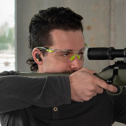 ULTRX Unisex Safety Glasses - color: Lime Green