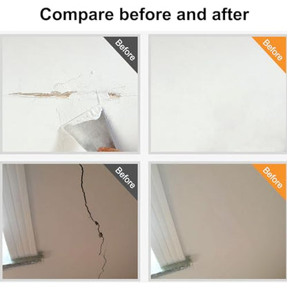 2 Pack Wall Mending Agent,Drywall Repair Kit,Wall Spackle with Scraper, Wall Surface Hole Fill Quick and Easy Solution