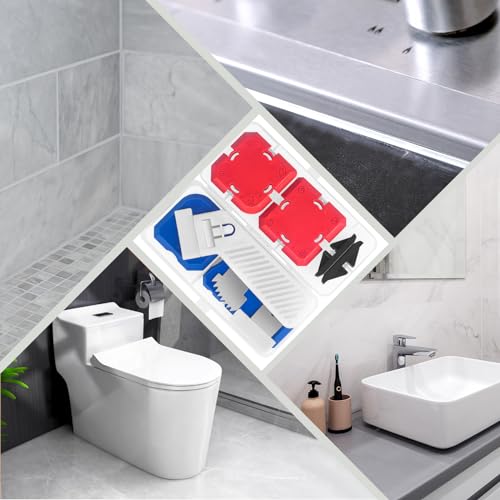 Caulking Tool Kit with Sealant Finishing Tools,Grout Sealing Silicone Smoother Caulk Application Tool for Kitchen Bathroom Floor Window Sink Joint Toilet,11 Piece Set