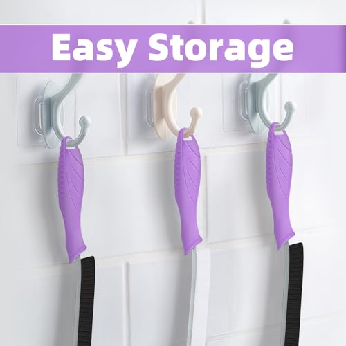 FOOGWEE Hard Bristle Crevice Cleaning Brush - Cleaning Supplies - Grout Cleaning Brushes for Household Use - Crevice Cleaning Tool for Bathroom, Home and Kitchen (3, Purple) - color: Purple