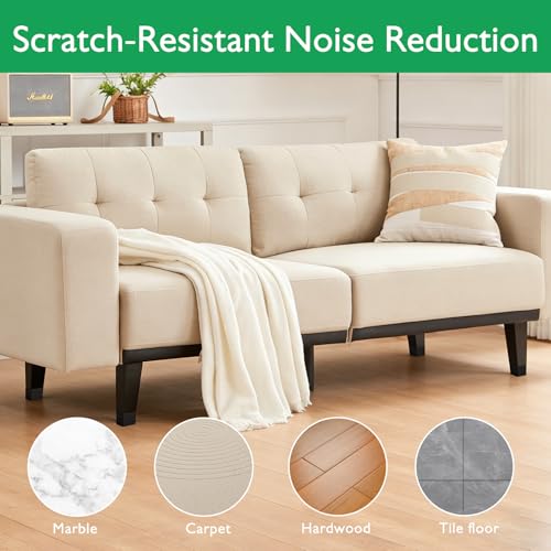 EASYEAH 3"(75 mm) Square Chair Leg Caps, Silicone Chair Leg Floor Protectors, Flexible End Caps, Non-Slip Rubber Chair Feet Covers for Hardwood Floors, Tables & Patio Furniture, Black (4 PCS) - size: 3"(75 mm)