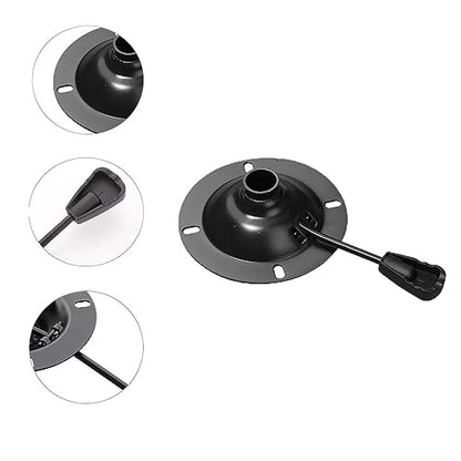 Office Chair Tilt Control Replacement Heavy Duty Swivel Seat Mechanism Base 5.5'' Mount Plate UP/Down Lift Lever Handle for Ergonomic Gaming Computer Chairs Bar Stool Repair Accessories