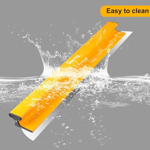 Skimming Blade Set, Drywall Tools with 12"+22"+32" Stainless Steel Blades + Adjustable 35"-62" Aluminum handle, Drywall Smoothing Knockdown Knife on Walls, and Plaster Surfaces