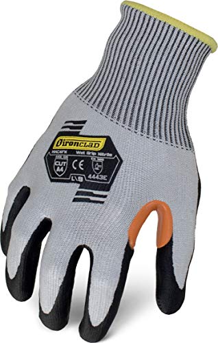 Ironclad Command Touchscreen Knit Foam Nitrile Glove; Touchscreen Infused Palm, A4 Cut Resistant, Foam Nitrile Palm Coating, Sized XS, S, M, L, XL, XXL - size: XX-Large
