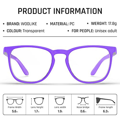Stylish Safety Glasses, Clear Anti-Fog Anti-Scratch Protective Glasses For Men And Women - color: Violet Colour