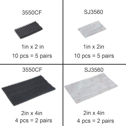 Dual Lock Tape 2in x 4in 4pcs, 3M Dual Lock Heavy Duty Mounting Tape，Interlocking Tape Reclosable Fastener Self Sticky SJ3560 Strip for EZ Pass Mounting Tape - size: 2in×4in×4pairs, style: White