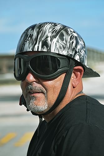 Global Vision Eyewear Big Ben Motorcycle Goggles Fit Over Most Glasses - color: Driving Mirror
