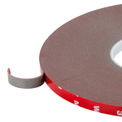 CloudBuyer 108 Ft Double Sided Mounting Tape Heavy Duty, Waterproof Foam Adhesive for LED Strips & Home Office Decor (0.39In, Black) - size: 0.39In x 108 Ft