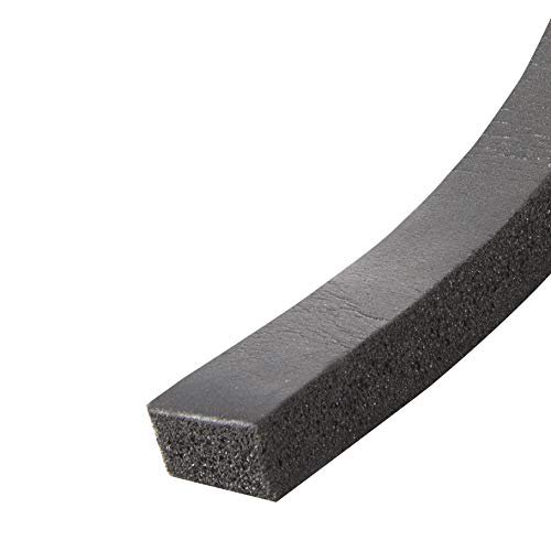 Frost King R734H Sponge Rubber Foam Tape 3/4" W X 7/16" H X 10' L, Black - size: 3/4"W, 5/16"T, style: 3/4"W, 7/16"T