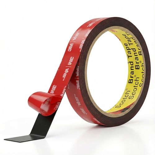 3M Double Sided Mounting Tape Heavy Duty Made of 3M 5925 Vhb 0.75"×10Ft Black Waterproof Foam Tape Strong Adhesive Strip Tape for Automotive Trim Insulation Strip Office Home Décor - size: 0.75" × 10 Ft