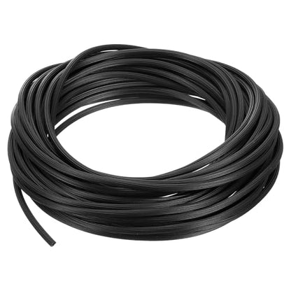 uxcell TPE Screen Spline, 0.14"x32.8ft Round Window Screen Repair Retainer Spline for Door Window Screens Replacement (10 Meter, Black) - size: 0.14" x 32.8ft